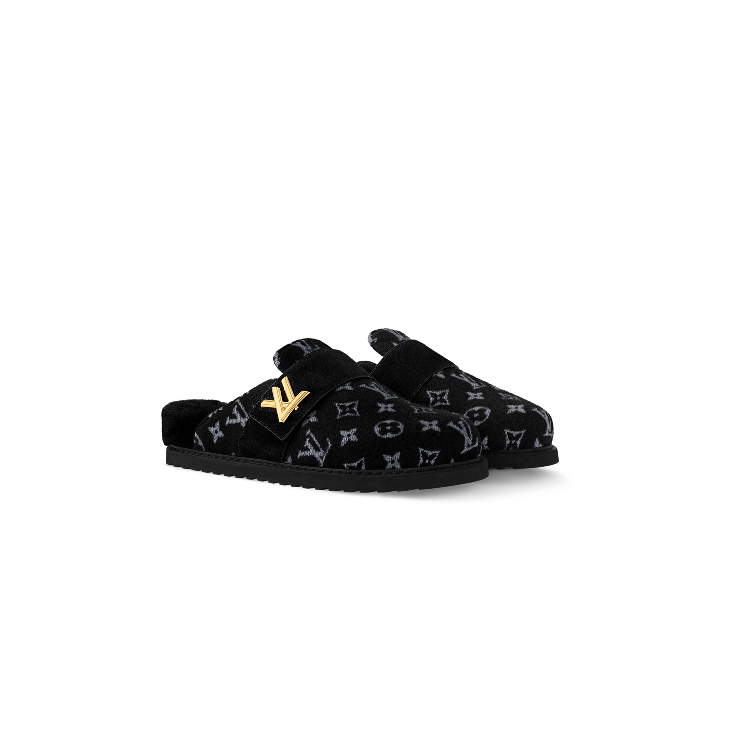 LOUIS VUITTON LV COSY FLAT COMFORT CLOG 1ADD7E LOUIS VUITTON LV COSY FLAT COMFORT CLOG 1ADD7E